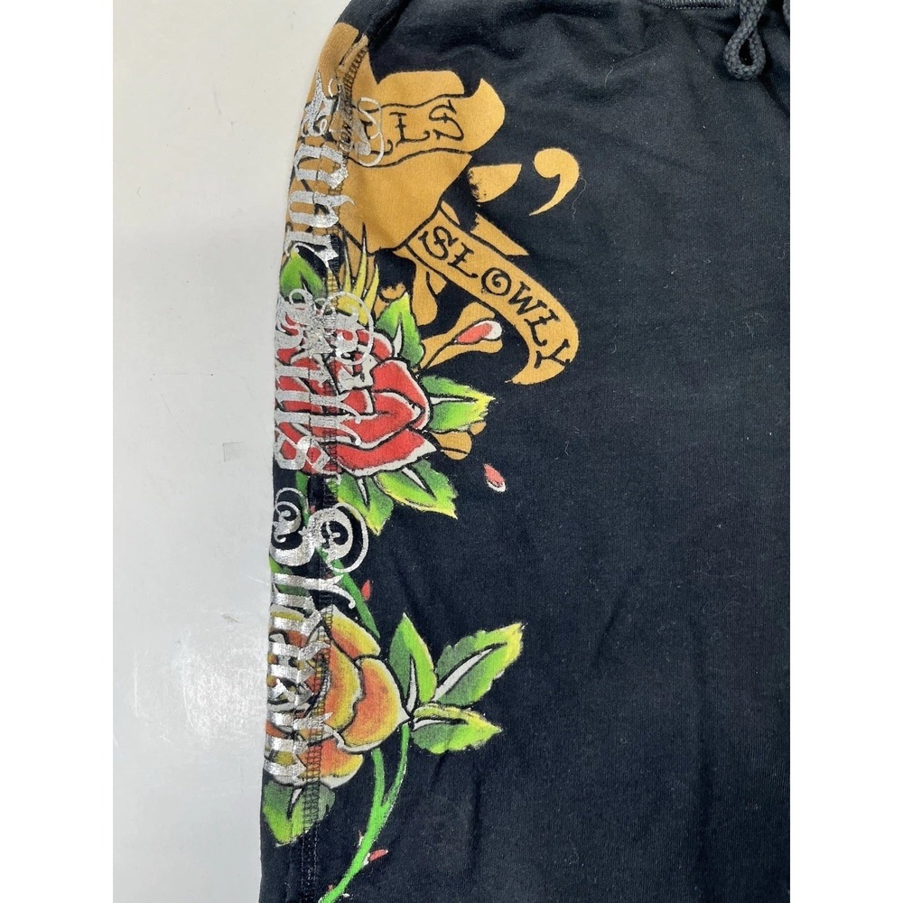 Ed Hardy Love Kills Slowly Women's Gothic Shorts, Small Classic - Picture 4 of 9